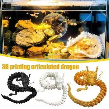 Kĺbové Dragon Veľké, Vysoko Kvalitný 3D Tlač Kĺbové Dragon Fidget Hračka Ornament Miestnosti Dekorácie