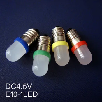 Vysoká kvalita DC4.5V E10 svetlo,E10 5V matné svetlo led,E10 4.5 V Svetlo,E10 4.5 V žiarovka,E10 lampa 4.5 V,E10 5V,doprava zdarma 500pc/veľa