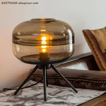 Moderné osobnosti sklenenú guľu statív stôl svietidlá pre obývacia izba, spálňa posteli hotelovej izby reštaurácia dekoratívne stolové lampy