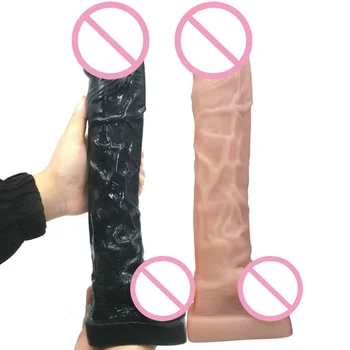 37 cm Realistické Dildo Sacie Silikónové 14.56 Palcový Realistický Penis Sexuálne Hračky pre Ženy, Mužov Dospelých Produkt Masturbator pre Ženy Muži