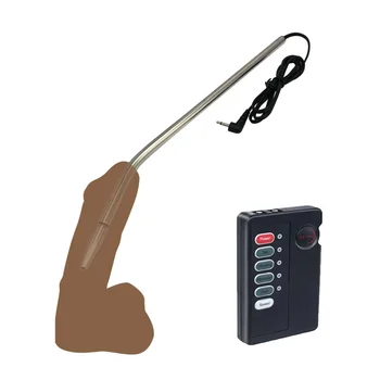Elektrickým prúdom bi ľadového kovu, nehrdzavejúcej ocele mužský penis plug uretrálne katéter dilator elektro stimulácia sexuálnu hračku, pre mužov
